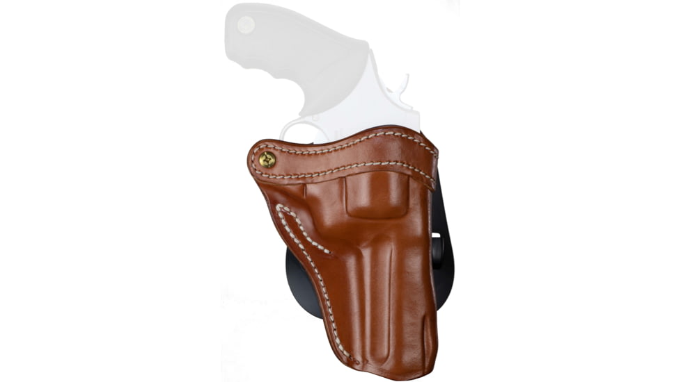 1791 Gunleather Paddle RVH2 J-Frame Revolver Holster, Size 2, Right Hand, Classic Brown, PDH-R2-CBR-R