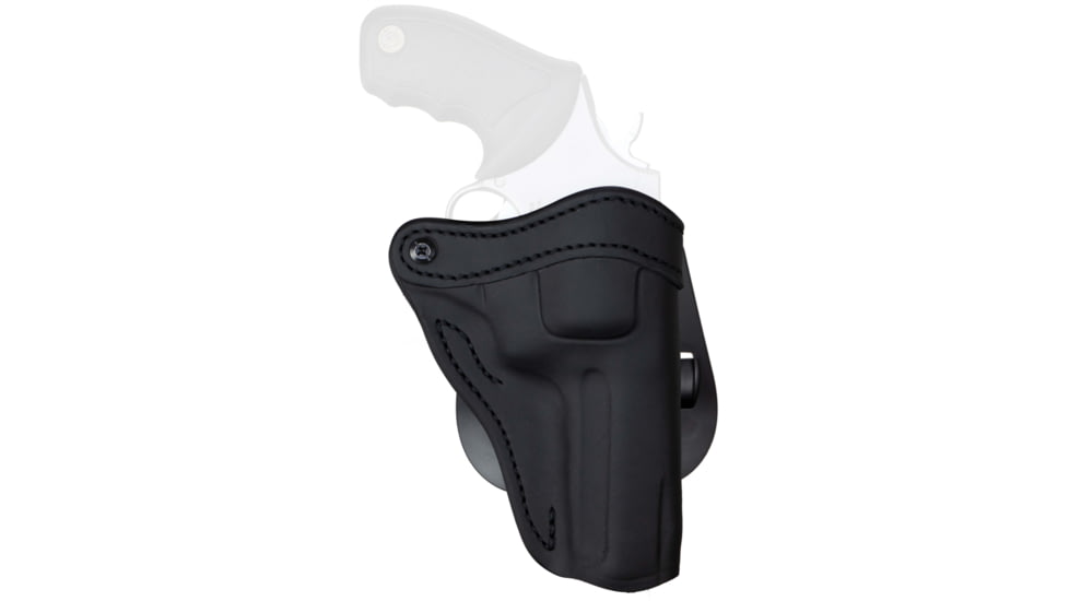 1791 Gunleather Paddle RVH2 J-Frame Revolver Holster, Size 2, Right Hand, Stealth Black, PDH-R2-SBL-R