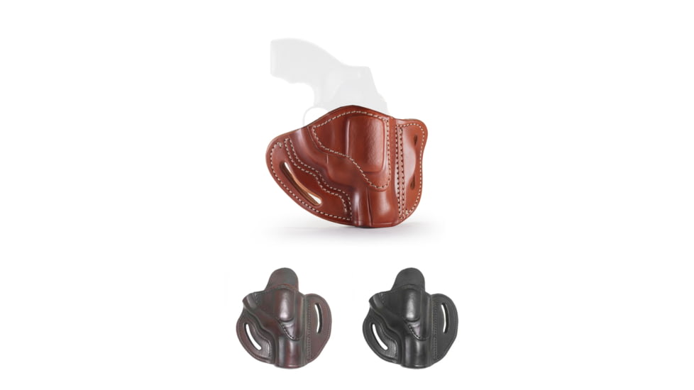 1791 Gunleather Revolver Holster, Classic Brown, Signature Brown, Stealth Black