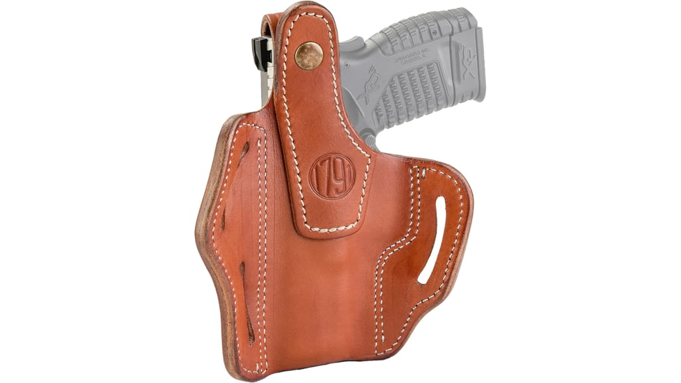 1791 Gunleather Revolver Thumbreak OWB Holster, RH, Classic Brown, 4, RVHX-4-CBR-R