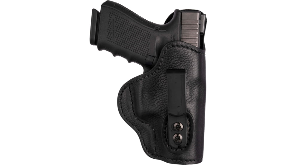 1791 Gunleather Ultra Custom Concealment Holster RH Size 4, Black, UCH-4-NSB-R