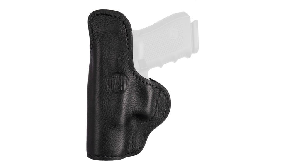 1791 Gunleather Ultra Custom Concealment Holster RH Size 4, Black, UCH-4-NSB-R