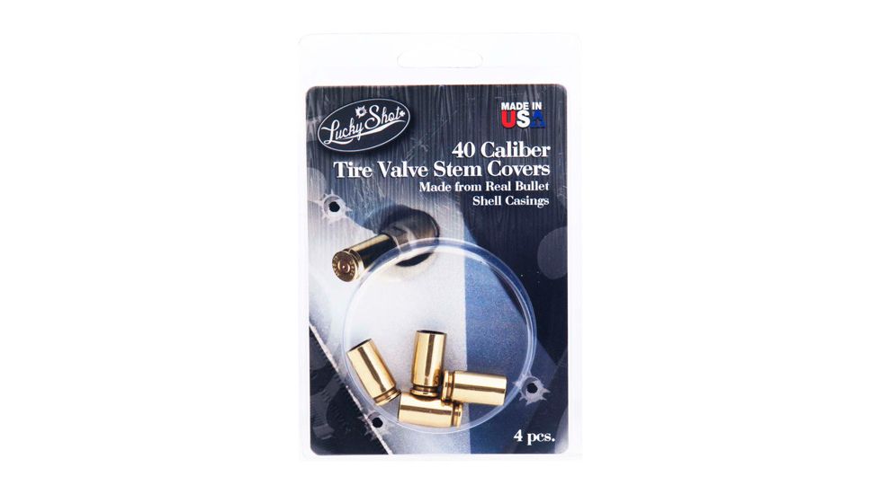 2 Monkey Trading 2 Monkey Tire Valve Covers Gold 40sw Shell Casing 4-pck