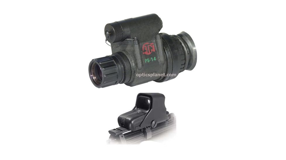 2-PC Universal Day/Night Tactical Package - EOTech HOLOgraphic Weapon Sight 550 and ATN PS14-CGT Night Vision Monocular