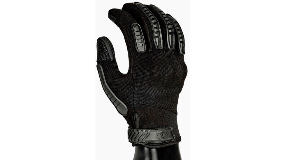 221B Tactical Commander Gloves, Hard Knuckle Protection, Full Dexterity, Level 5 Cut Resistant, Black, 3XL, CMDG-3XL-BLK