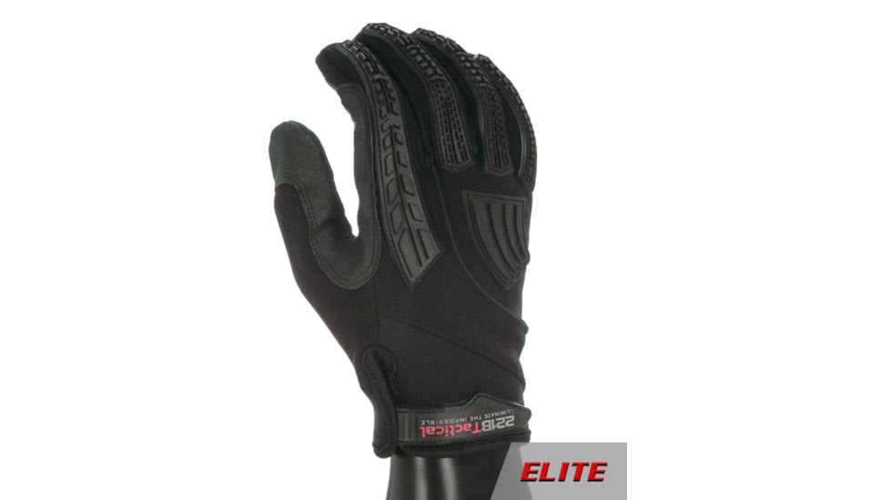 221B Tactical Guardian Gloves HDX ELITE, Level 5 Cut Resistant &amp; Fluid Resistant, Black, Medium, GG-HDX-ELT-M-BLK