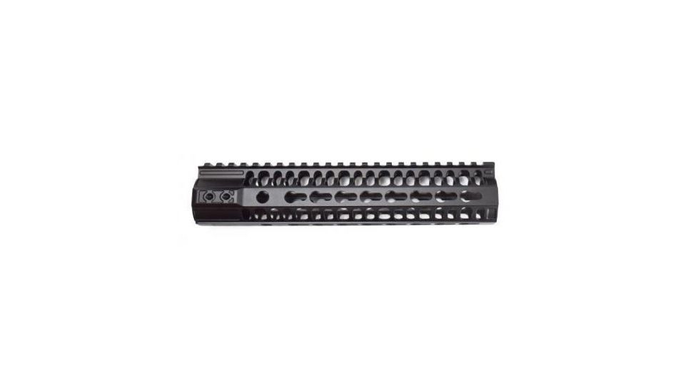 2A Armament 12In Keymod Balios G2 Rail W/Ti Barrel Nut, Black, 12in, 2A-BLRKM-12G2