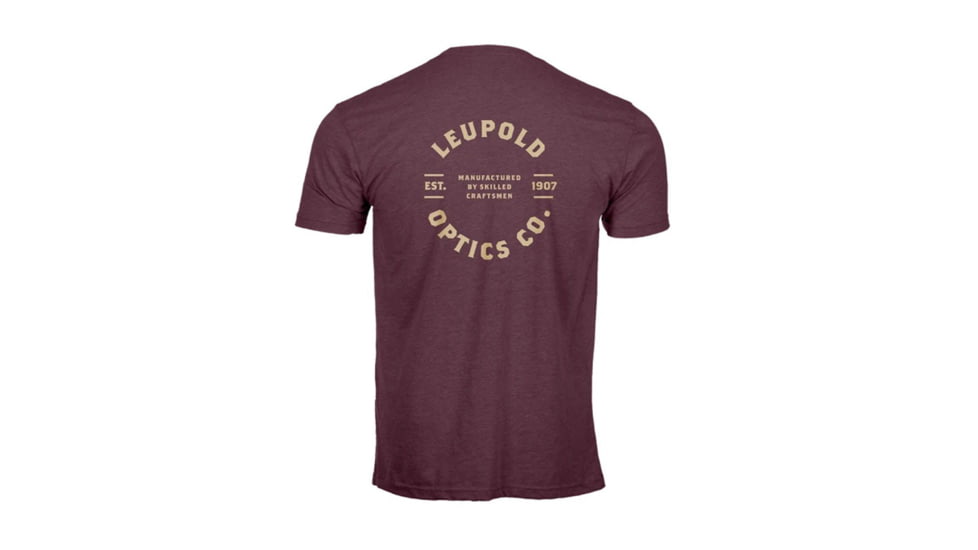 Leupold Skilled Craftsmen T-Shirts - Men's, Maroon, Large, 184127