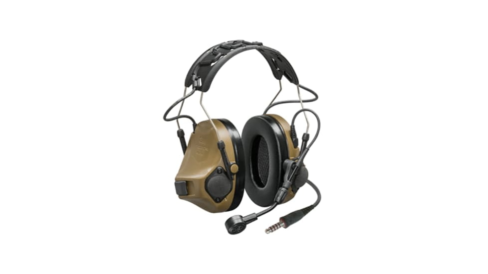 3M VIII Multi Comm Headset, Nexus 5-Con, Coyote Brown, MT14H418A-92 CY