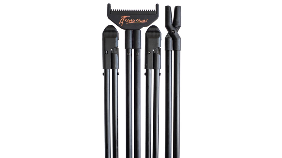 4 Stable Sticks Bush Light Shooting Stick, Black, BUSHLIGHT