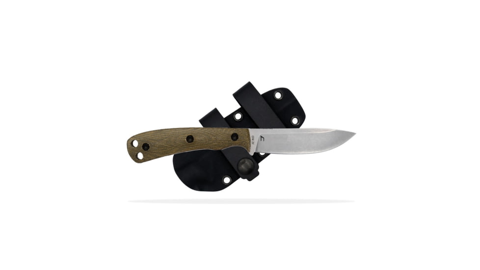 Shield Arms SKT ASCENT KNIFE - BROWN BURLAP, DROP POINT, PLAIN EDGE, 3.6 BLADE, MICARTA HANDLE B8AC523C, SLDSKTASCREGSWODG10