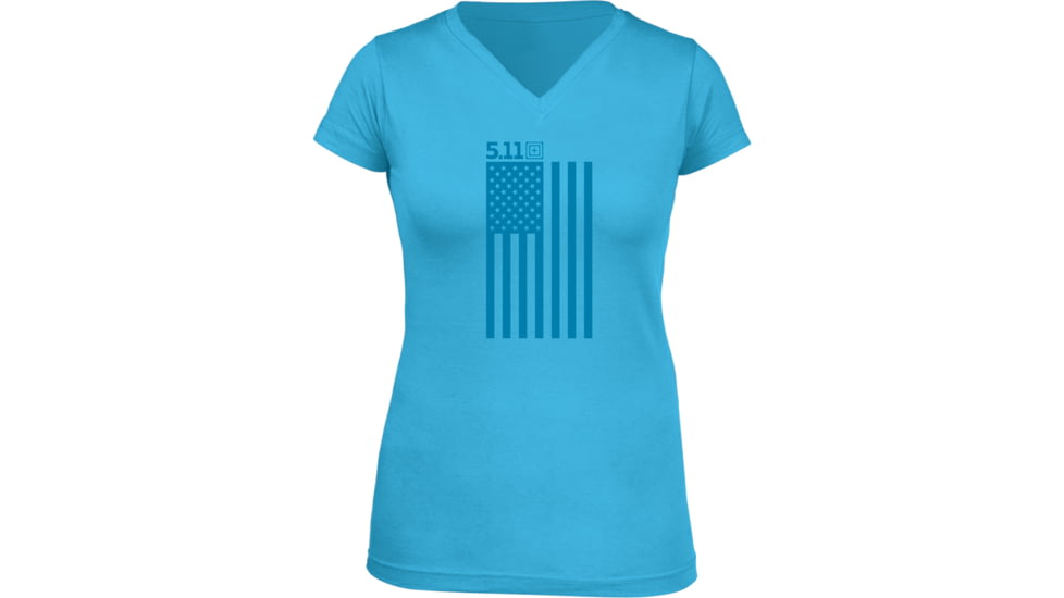 5.11 Tactical Women's Tonal Glory T-Shirt, Light Blue, XL 31004AL-670-XL
