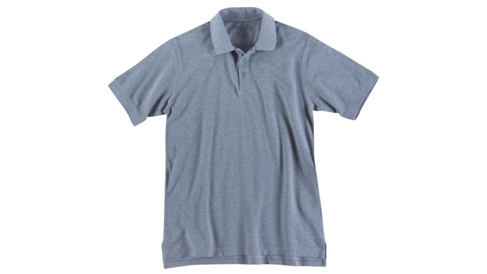 5.11 Tactical Professional Short Sleeve Polo - Men's, 3XL, Tall, Heather Grey, 41060T-016-3XL