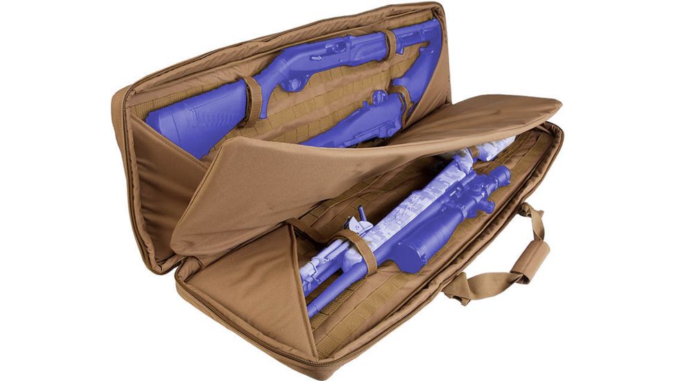 5.11 Tactical 42in Double Rifle Case, Sandstone, 58754-328-SANDSTONE-1 SZ 