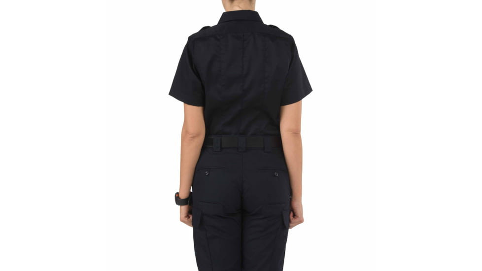 5.11 Tactical 61159 Womens B Class PDU Short Sleeve Shirt, Midnight Navy, Medium-Long