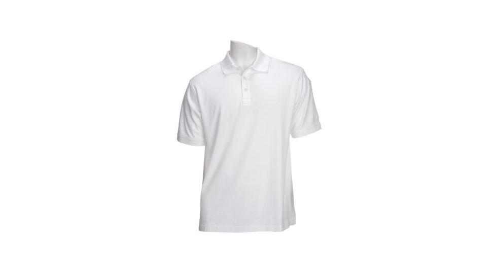 5.11 Tactical Tactical Short Sleeve Polo - Men's, White, 2XL, 71182-010-2XL