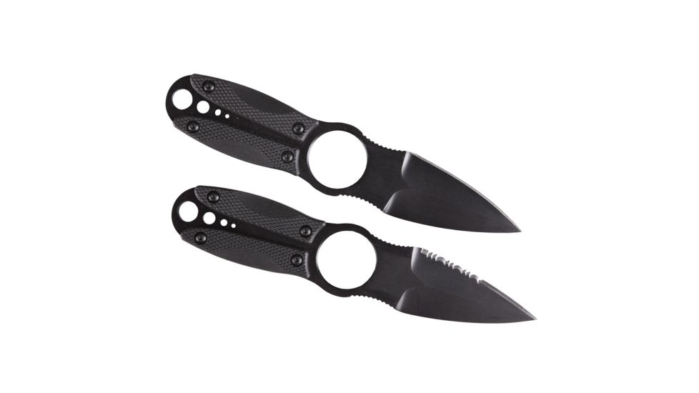 5.11 Tactical A.O Spearpoint Combo Knife - Black 51043-019-1