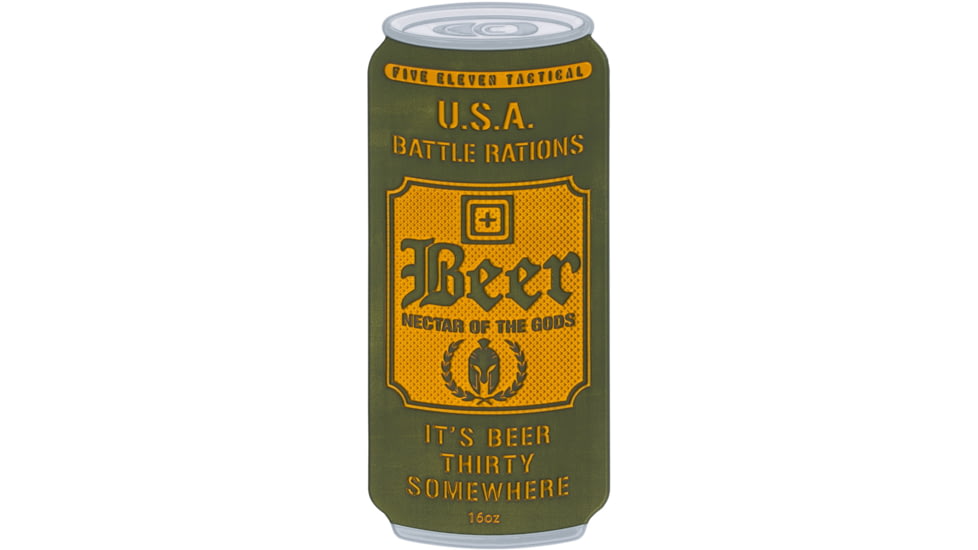 5.11 Tactical Battle Rations Patch - Unisex, Green, 1 SZ, 81451-194-1 SZ