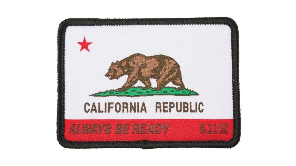 5.11 Tactical California State Bear Patch - Unisex, Multi, 1 SZ, 81071-999-1 SZ