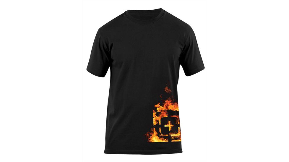 5.11 Tactical Fire Scope Logo T Shirt - Black - L 41006AI-019-L