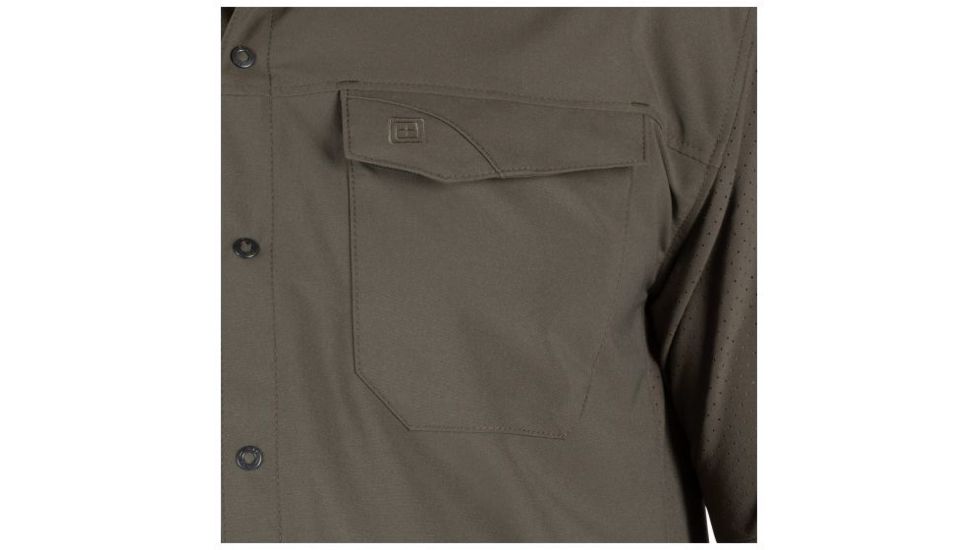 5.11 Tactical Freedom Flex Woven Short Sleeve Shirt - Men's, Ranger Green, 2XL, 71340-186-2XL