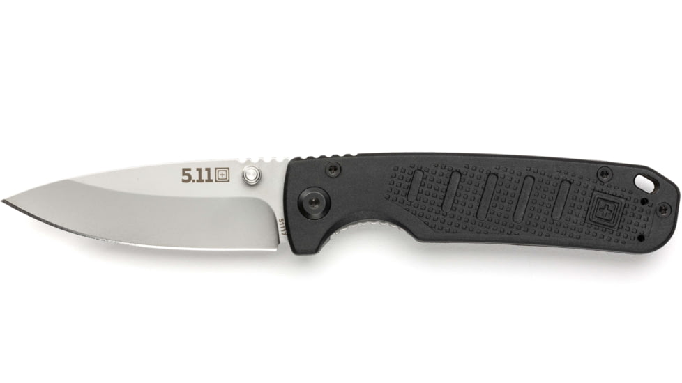 5.11 Tactical Icarus DP Mini Folding Knife, 2.8in, 8CR13MOV Stainless Steel, Drop Point, Black, 51157-019-1 SZ