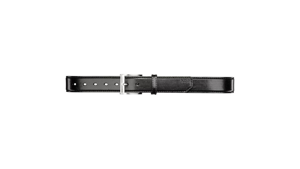 5.11 Tactical 1.5in Leather Casual Belt, Plain - Men's, Black, 2XL, 59501-019-2XL