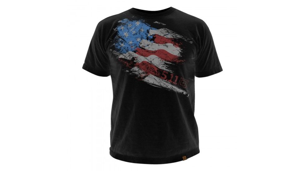 5.11 Tactical Logo T Shirt Sleeve Still There, Black, M 41006CG-019-M