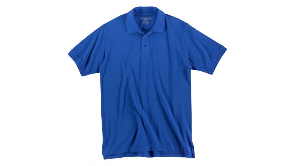 5.11 Tactical Short Sleeve Utility Polo, Academy Blue, XXL 41180-692-XXL