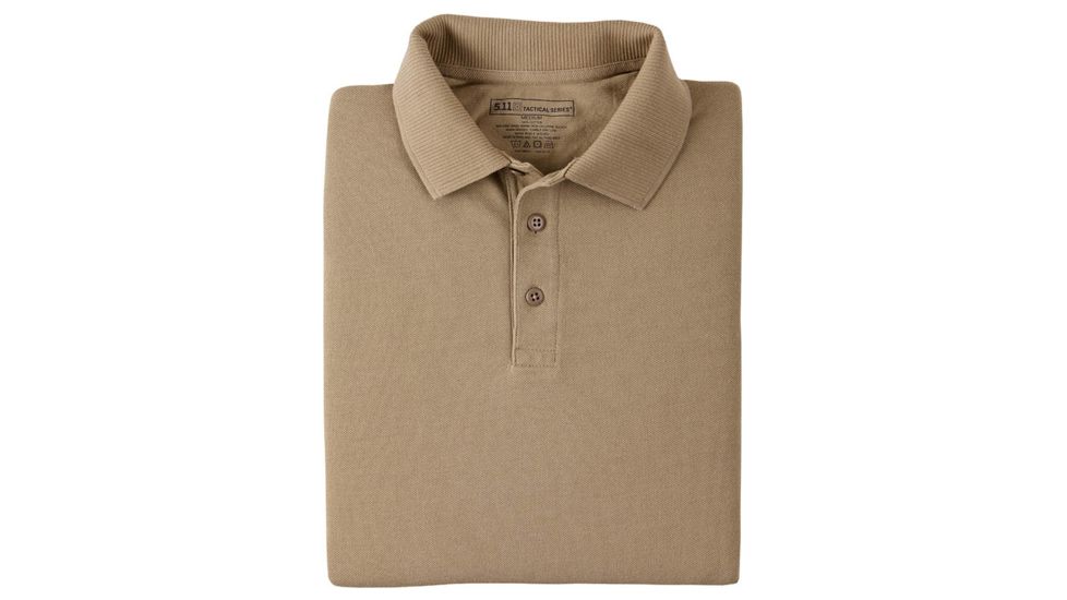5.11 Tactical Short Sleeve Utility Polo Shirt, Tall - Men's, Silver Tan, XL, 41180T-160-XL