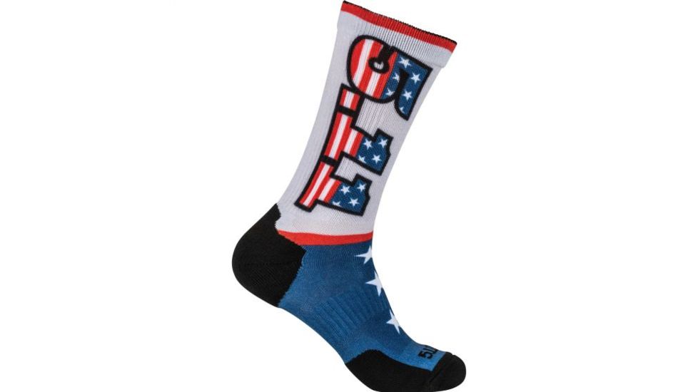 5.11 Tactical Sock &amp; Awe Crew Stunt Man - Mens, Multi, Large 10041AN-999-L