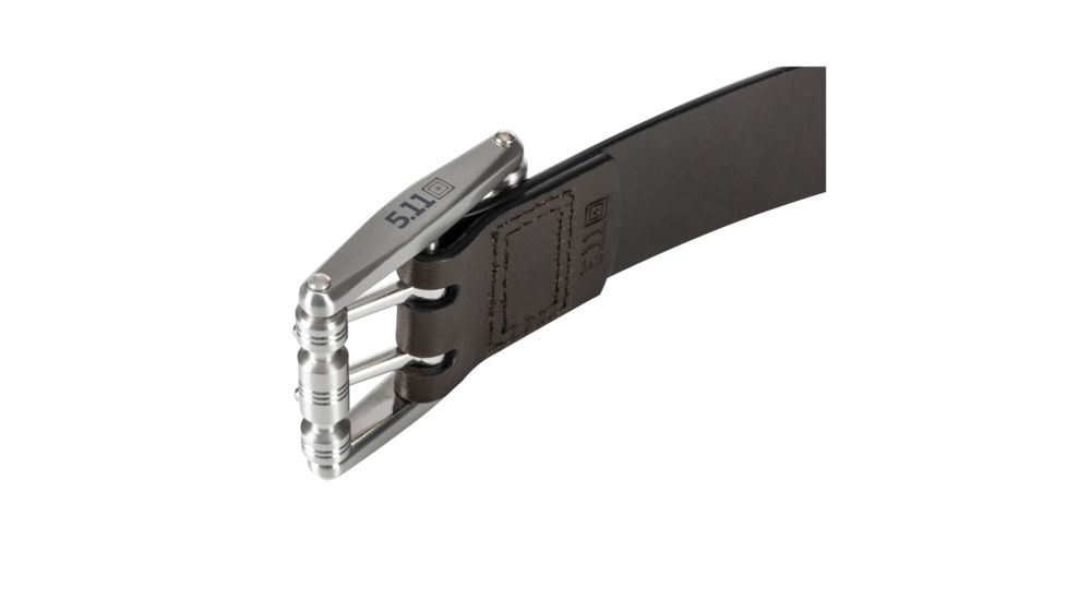 5.11 Tactical Stay Sharp Leather Belt - Mens, Dark Brown, 38, 56513-112-38