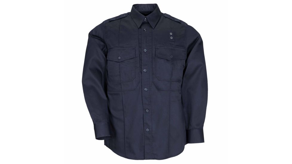 5.11 Tactical Taclite PDU Long Sleeve Class B Shirt - Men's, Dark Navy, 2XLR, 72366-724-2XL-R