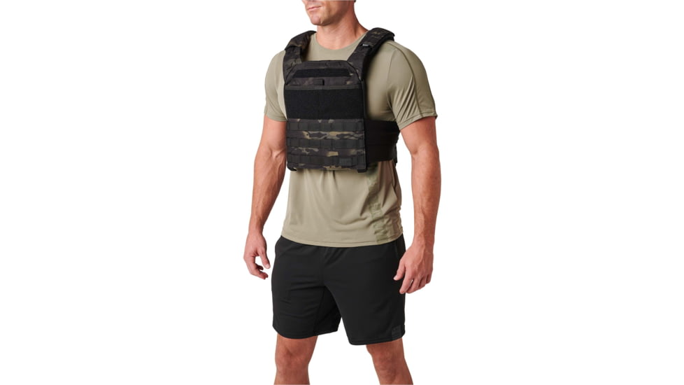 5.11 Tactical Tactec Trainer Weight Vest, Black Multicam, 1 SZ, 56693MC-251-1 SZ