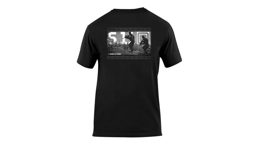 5.11 Tactical Trusted Logo T Shirt - Black - L 41006AF-019-L