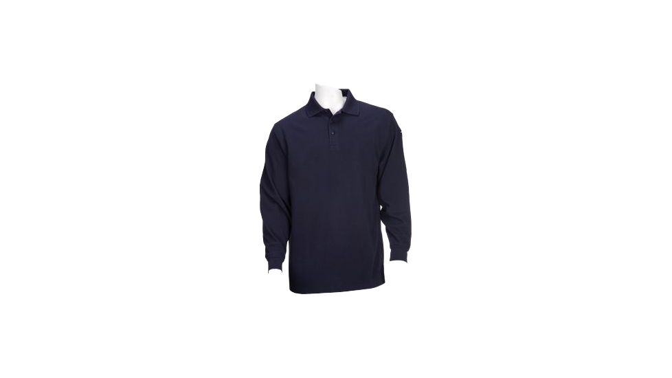 5.11 Tactical Utility Long Sleeve Polo - Men's, Dark Navy, 2XL, 72057-724-2XL