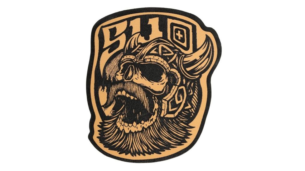 5.11 Tactical Viking Patch - Unisex, Brown Leather, 1 SZ, 81079-250-1 SZ