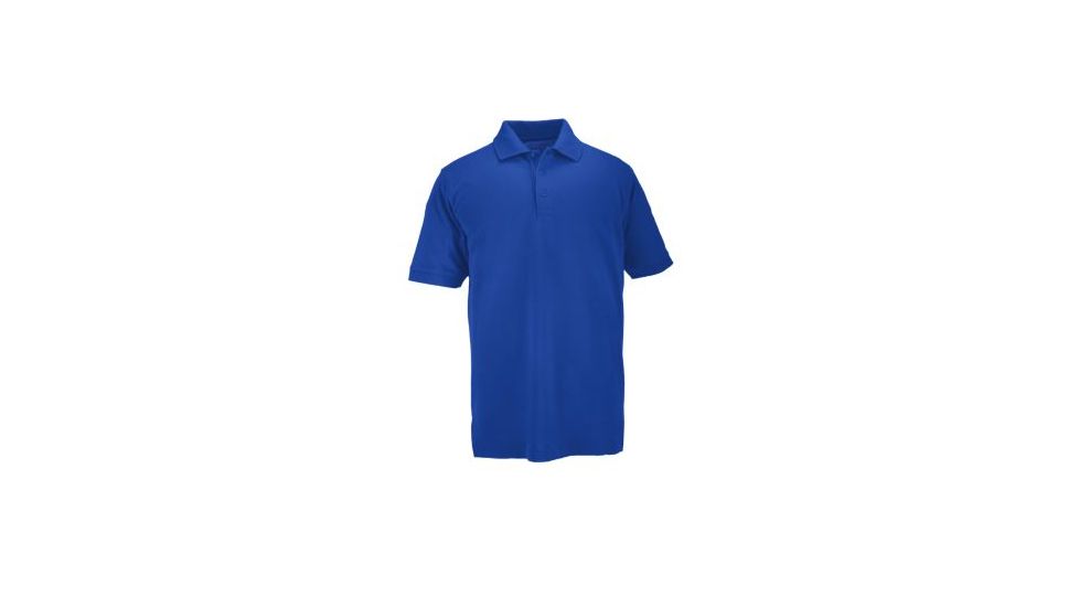 5.11 Tactical Professional Short Sleeve Polo - Men's, Extra Large, Regular, Academy Blue, 41060-692-XL