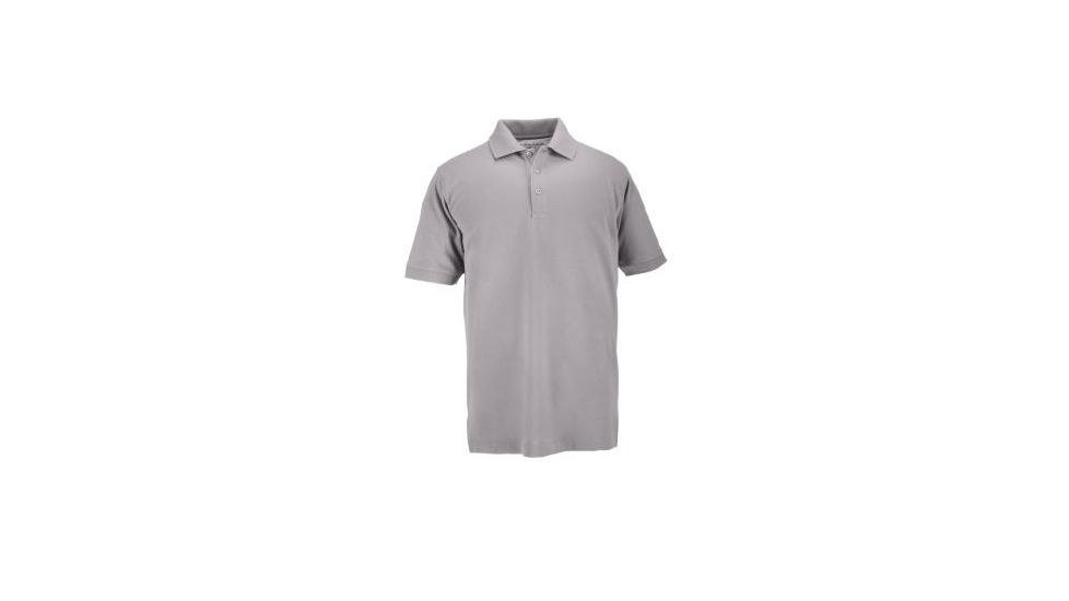 5.11 Tactical Professional Short Sleeve Polo - Men's, Extra Large, Regular, Heather Grey, 41060-016-XL
