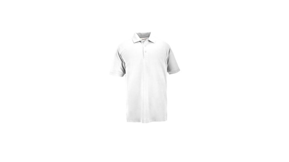 5.11 Tactical Professional Short Sleeve Polo - Men's, Large, Regular, White, 41060-010-L