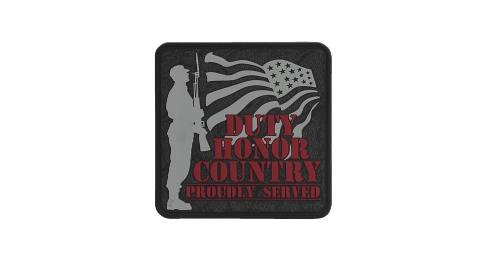 5IVE STAR GEAR Duty Honor Morale Patch, 2.5in x 2in, 6742000