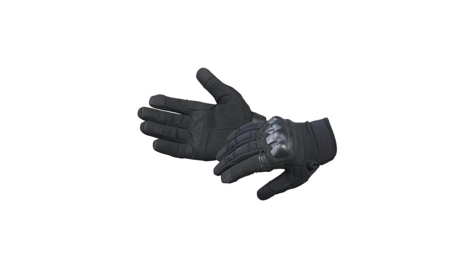 5IVE STAR GEAR Hard Knuckle Impact As Gloves, Black, Medium, Regular, 3838004