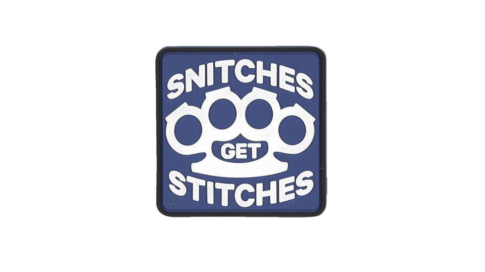 5IVE STAR GEAR Snitches Morale Patch, 2.5in x 2in, 6694000