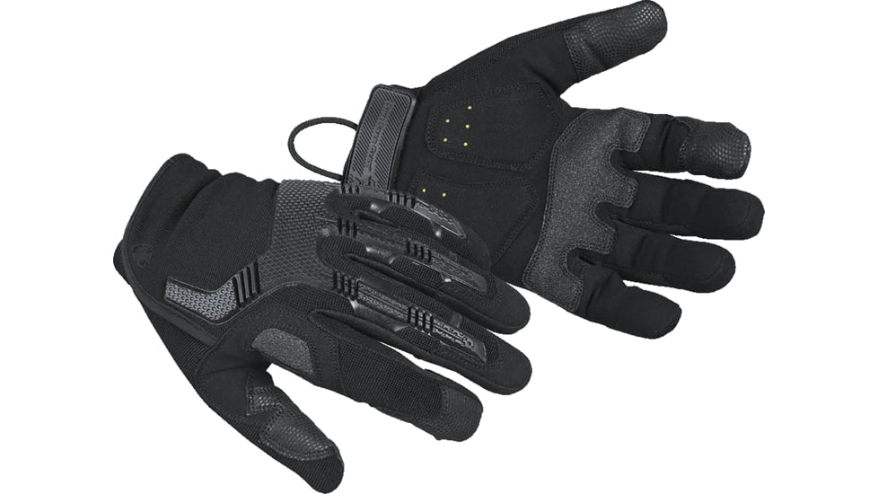 5IVE STAR GEAR Tactical Impact RK Gloves, Black, Large, Regular, 3851005
