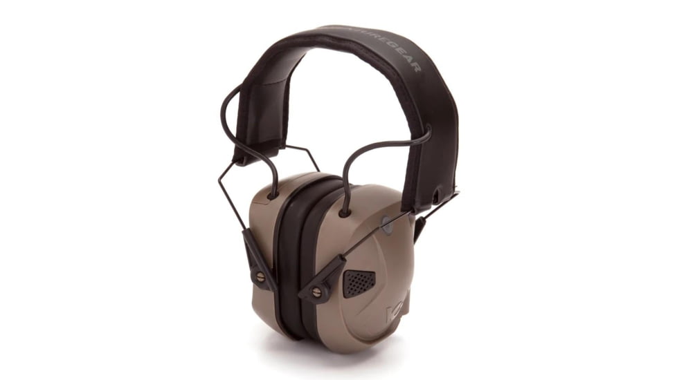 Pyramex Amp BT Electronic Earmuff 26dB Tan with Bluetooth FF28A424, PIVGPME31BT