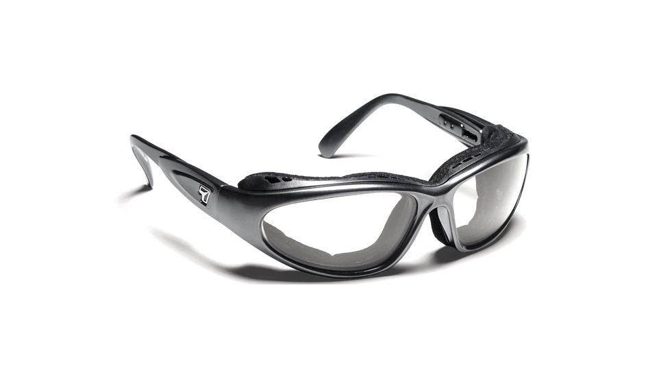 7 Eye Air Shield Sunglasses Cape,SharpView Clear Lens,Charcoal Frame,S-L 190340