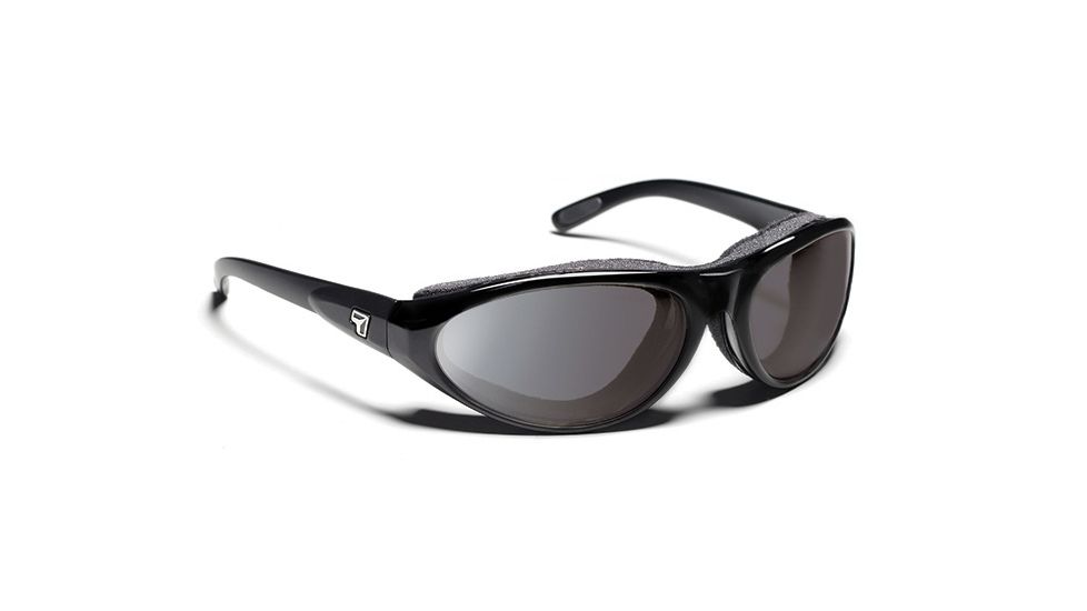7 Eye Air Shield Sunglasses Cyclone,Photochromic Day Night Eclypse Lens,Glossy Black Frame,S-L 200517