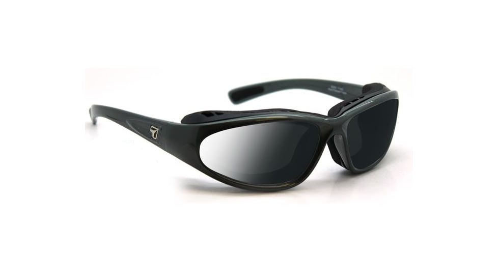 7 Eye Bora Sunglasses, DARKshift Extra Dark Photochromic Lens, Charcoal Frame, M-XL 140316