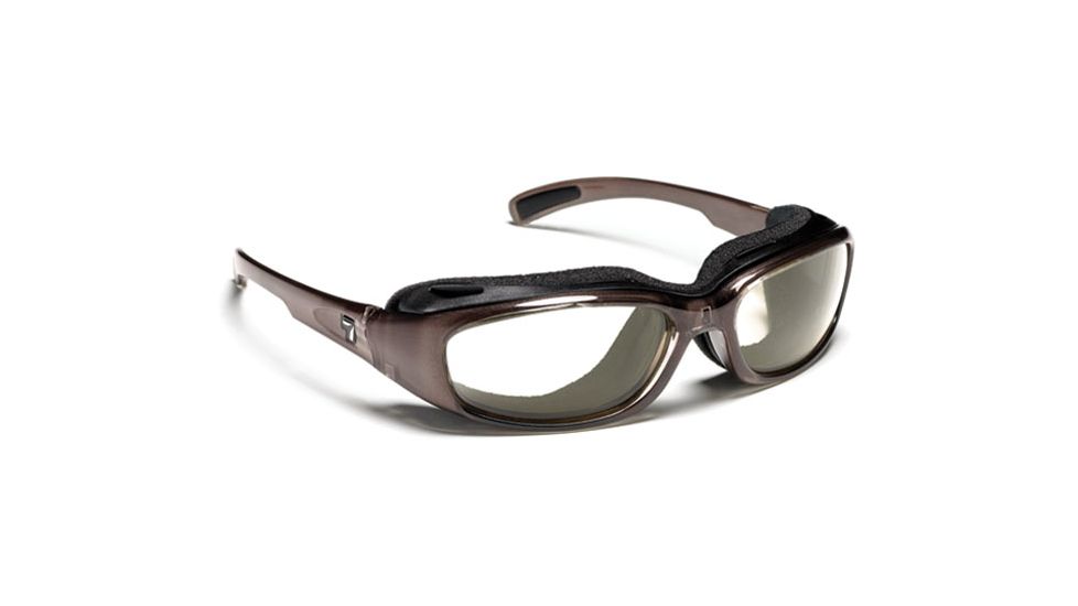 7 Eye Churada- SharpView Brown Crystal Sunglasses, S-M 164440