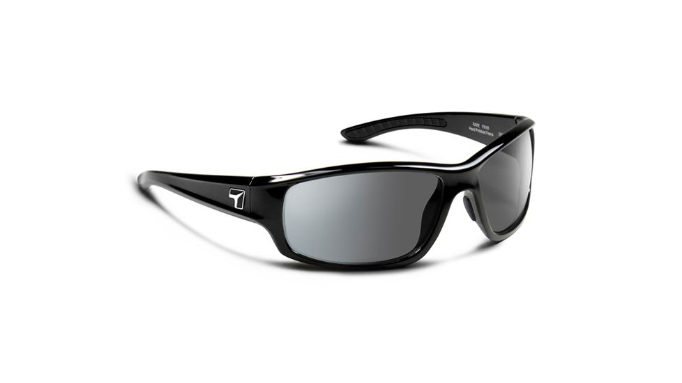 7 Eye Signature Series Rake Sunglasses,Photochromic Day Night Eclypse Lens,Glossy Black Frame,M-XL 910517